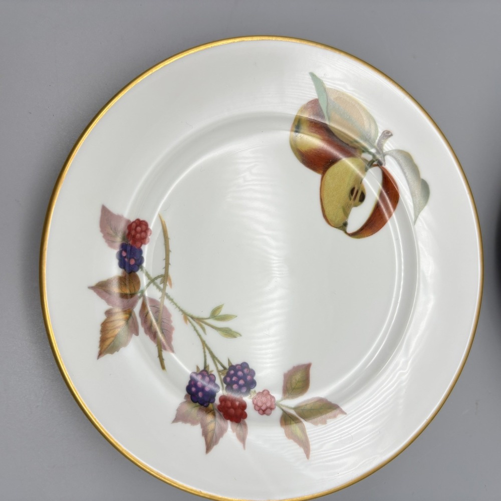 Royal Worcester Evesham Bread Plates 6 5/8" Set Of 7